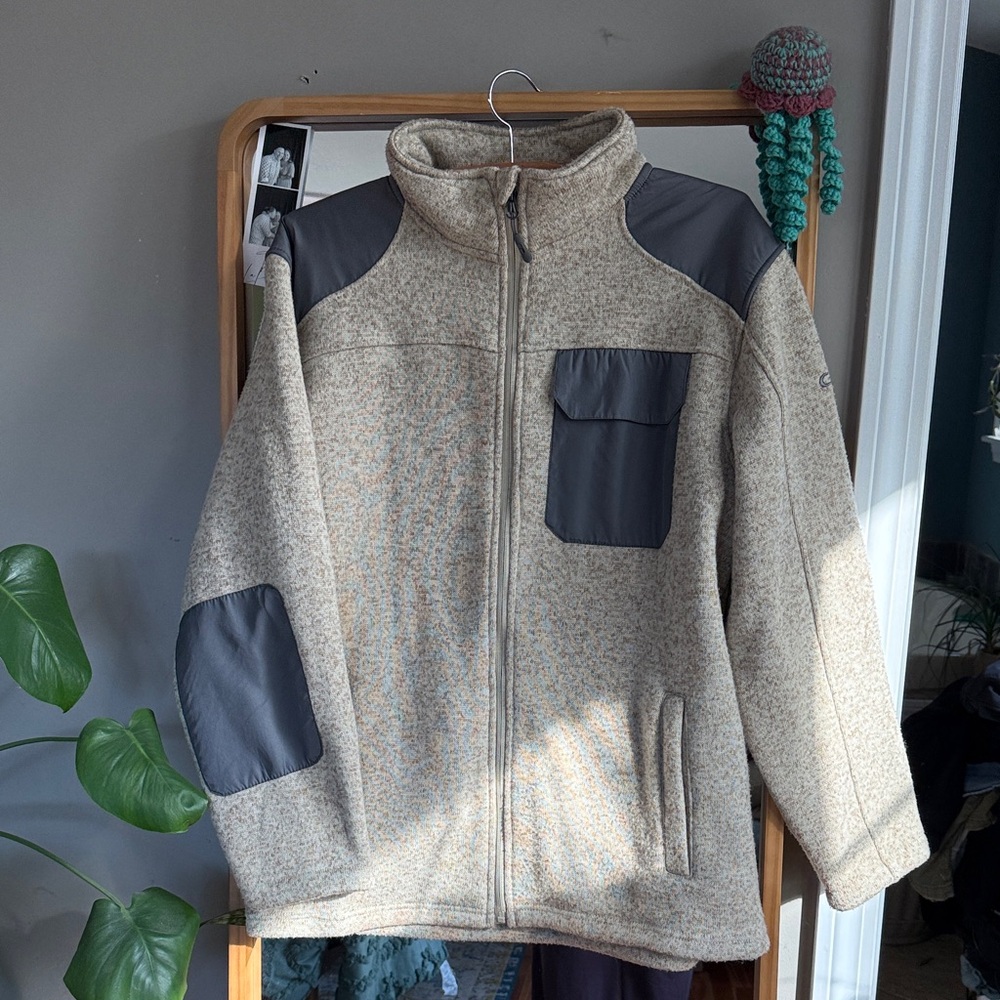 CB2 Men's Tan and Gray Lightweight Jacket